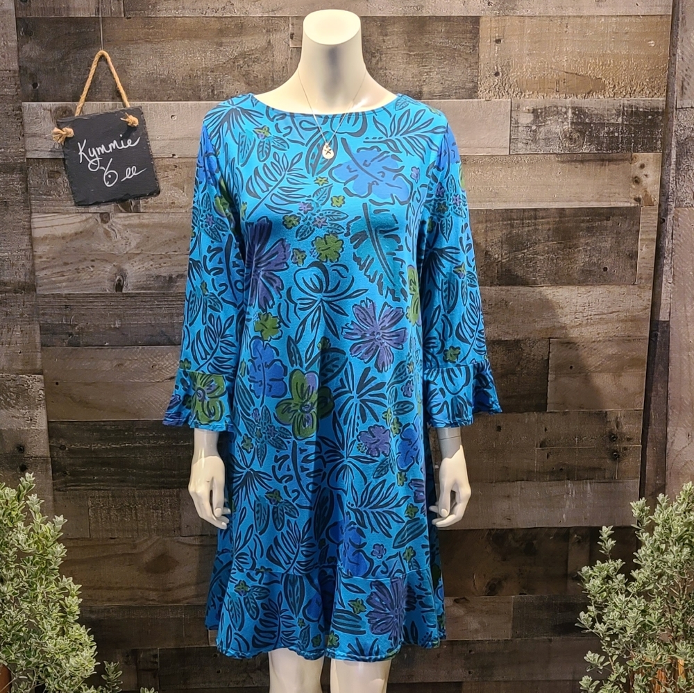 Fresh Produce Sketched Floral Kira Dress